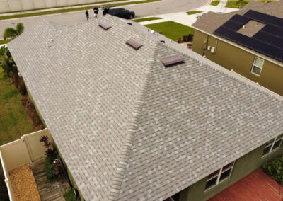 Another quality residential re-roof project featruing top-tier replacement shingles